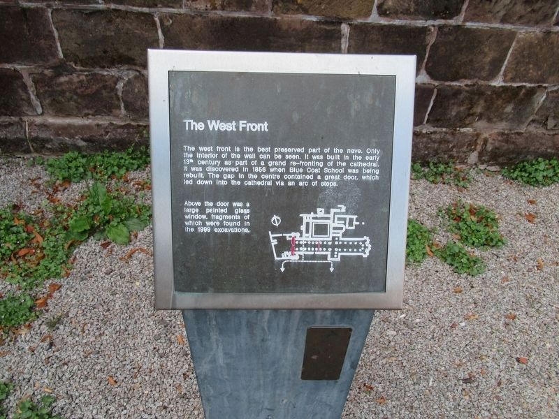 The West Front Marker. Click for full size. The West Front Marker image. Click for full size.