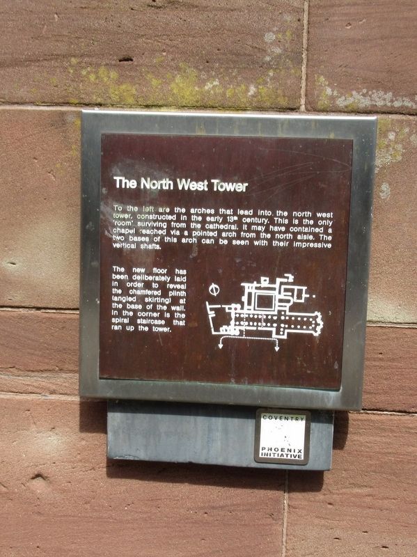 The North West Tower Marker. Click for full size. The North West Tower Marker image. Click for full size.