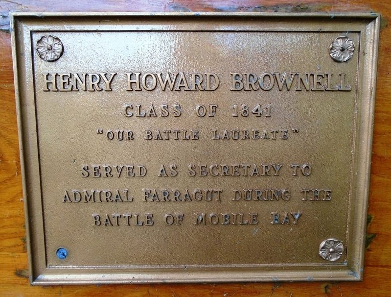 Henry Howard Brownell Marker. Click for full size. Henry Howard Brownell Marker image. Click for full size.