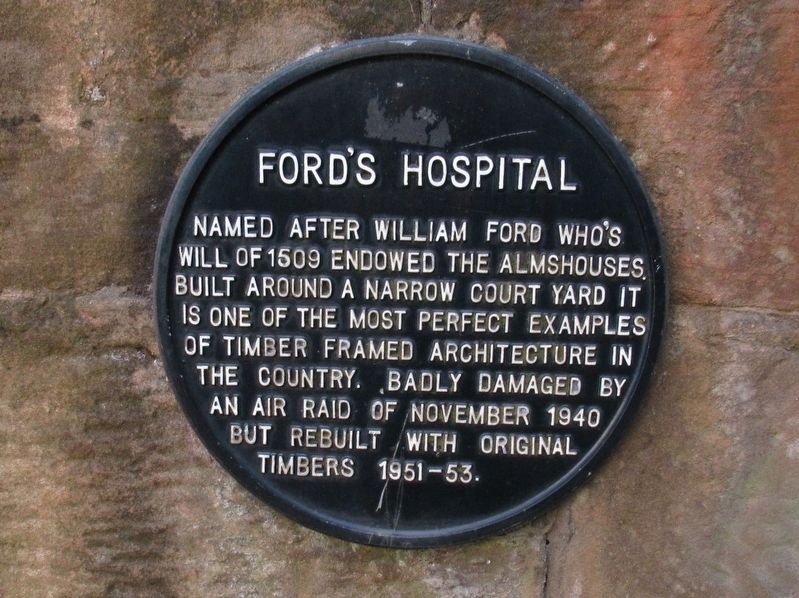 Fords Hospital Marker image. Click for full size.