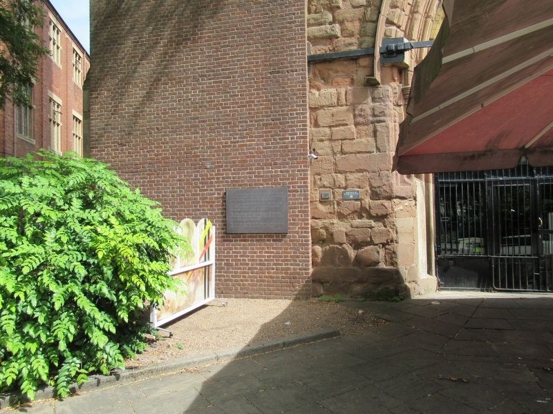 Christchurch Spire Marker. Click for full size. Christchurch Spire Marker image. Click for full size.