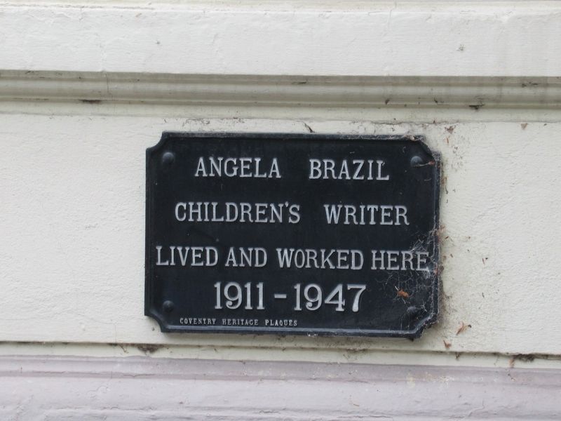 Angela Brazil Marker. Click for full size. Angela Brazil Marker image. Click for full size.