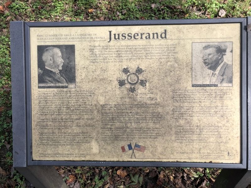 Jusserand Marker image. Click for full size.
