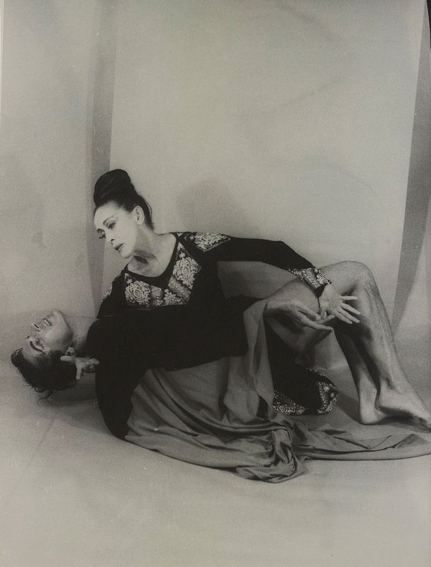 Portrait of Martha Graham and Bertram Ross, as Clytemenestra and Orestes image. Click for full size.