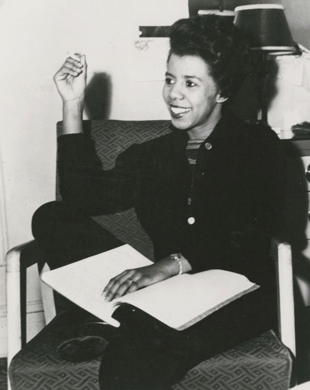 Lorraine Hansberry image. Click for full size.