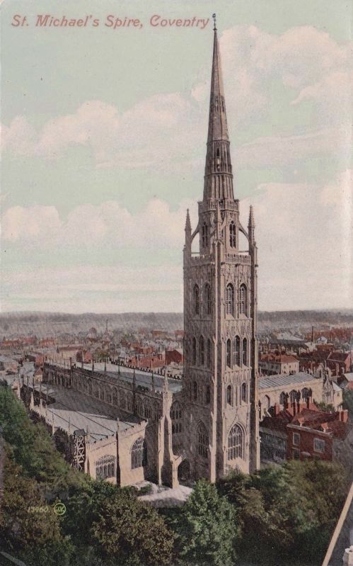 St. Michael's Spire, Coventry. Click for full size. St. Michael's Spire, Coventry image. Click for full size.