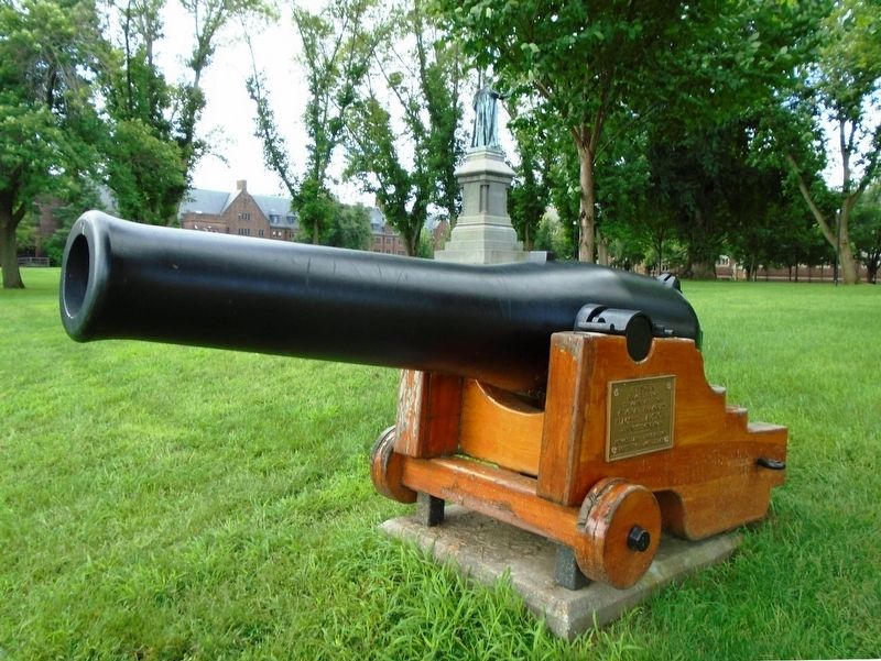 Civil War Memorial Gun and USS Hartford Marker. Click for full size. Civil War Memorial Gun and USS Hartford Marker image. Click for full size.