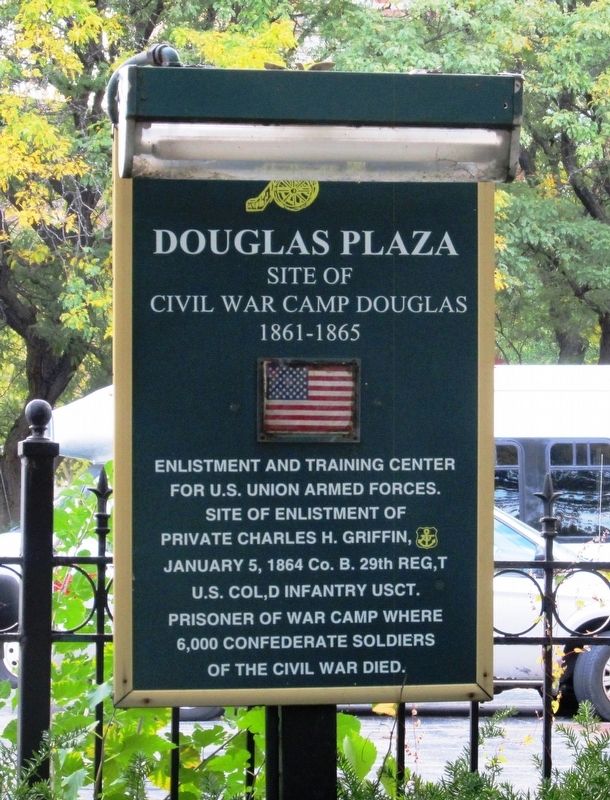 Douglas Plaza Marker. Click for full size. Douglas Plaza Marker image. Click for full size.