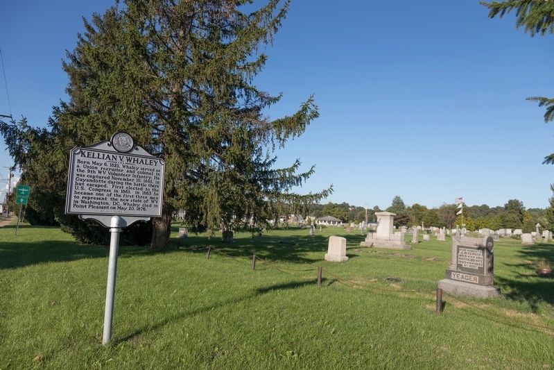 Kellian V. Whaley Marker. Click for full size. Kellian V. Whaley Marker image. Click for full size.