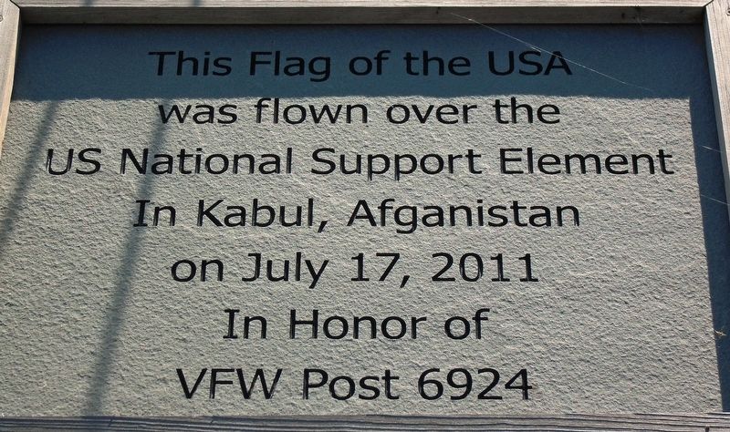 VFW 6924 Veterans Memorial image. Click for full size.