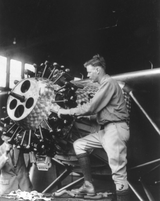 <i>Charles Lindbergh...</i>. Click for full size. <i>Charles Lindbergh...</i> image. Click for full size.