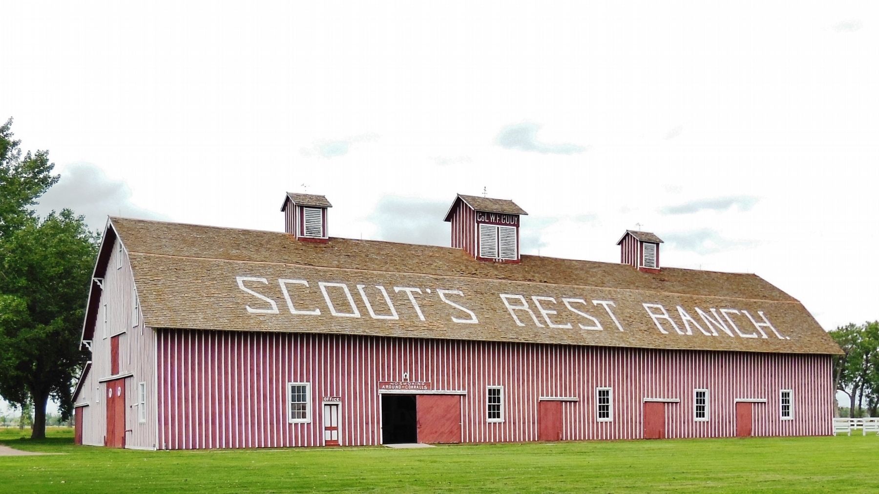 1887 Horse Barn, Scout's Rest Ranch (<i>south side</i>). Click for full size. 1887 Horse Barn, Scout's Rest Ranch (<i>south side</i>) image. Click for full size.