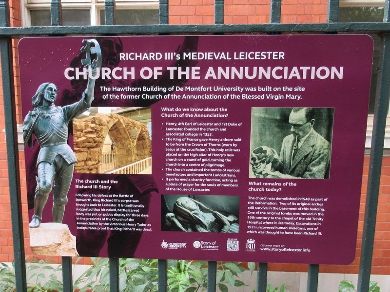 Church of the Annunciation Marker. Click for full size. Church of the Annunciation Marker image. Click for full size.