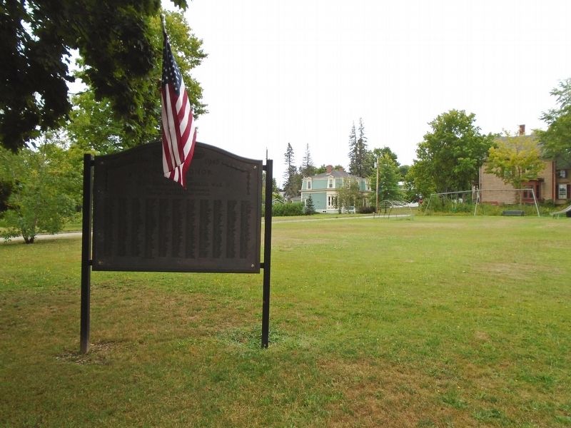 World War II Roll of Honor Marker. Click for full size. World War II Roll of Honor Marker image. Click for full size.