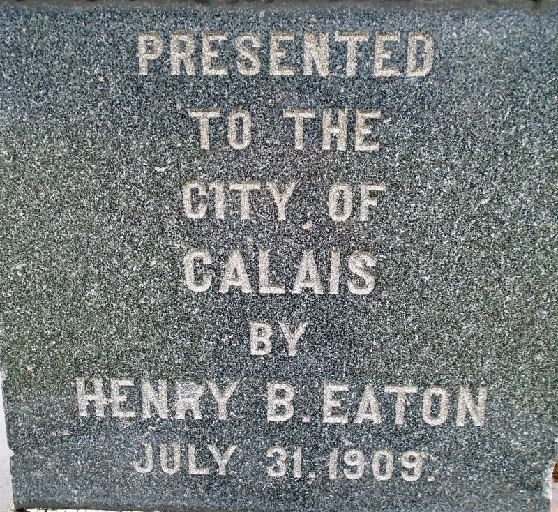 Calais 100th Anniversary of Incorporation Sponsor Marker. Click for full size. Calais 100th Anniversary of Incorporation Sponsor Marker image. Click for full size.