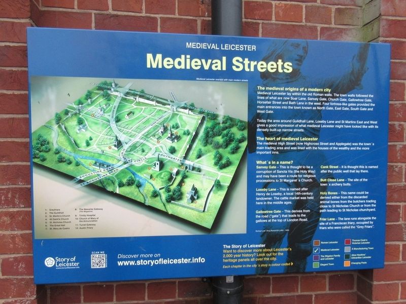 Medieval Streets Marker. Click for full size. Medieval Streets Marker image. Click for full size.