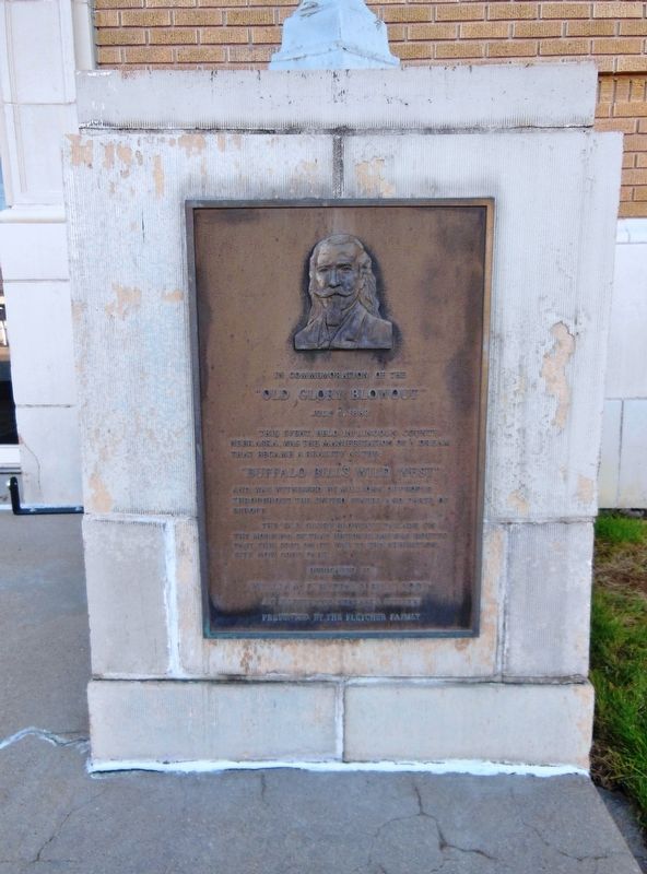 Old Glory Blowout Marker (<i>tall view</i>). Click for full size. Old Glory Blowout Marker (<i>tall view</i>) image. Click for full size.
