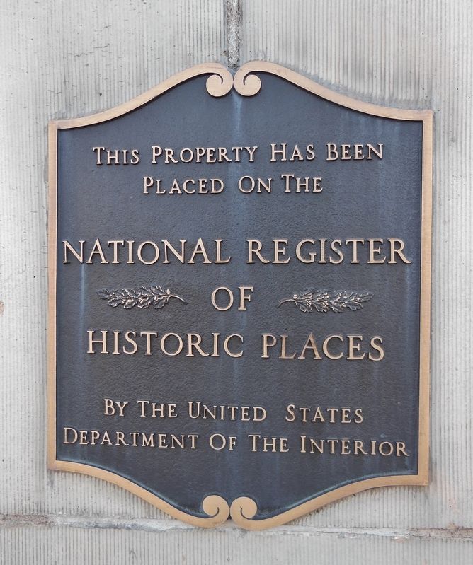 Lincoln County Courthouse Marker. Click for full size. Lincoln County Courthouse Marker image. Click for full size.