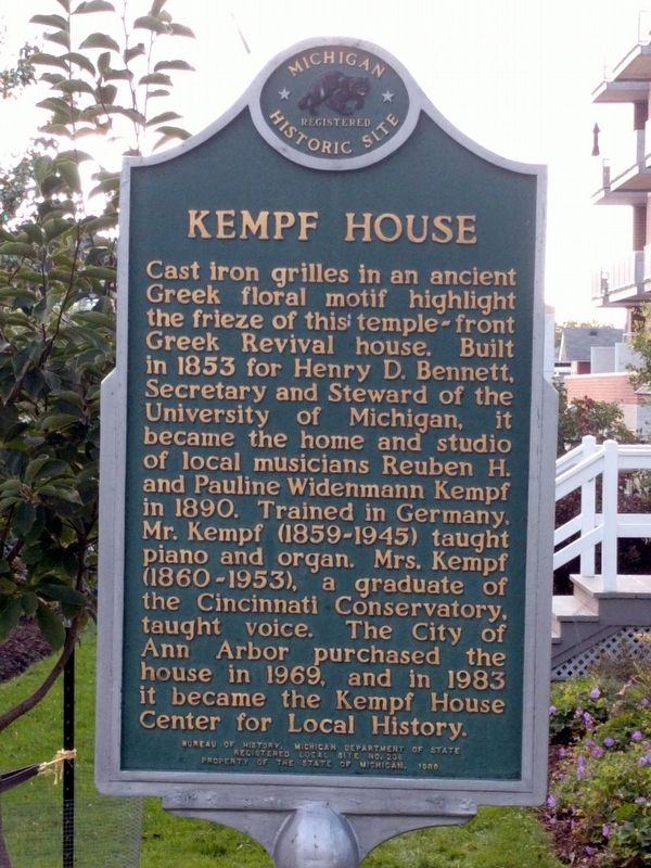 Kempf House Marker image. Click for full size.