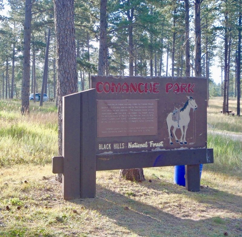 Comanche Park Marker image. Click for full size.