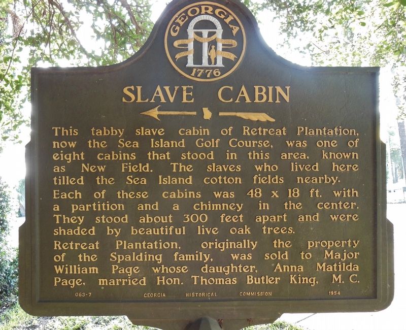 Slave Cabin Marker image. Click for full size.