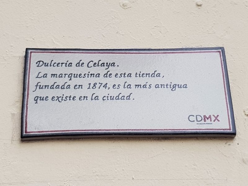 Dulcer�a de Celaya Marker image. Click for full size.