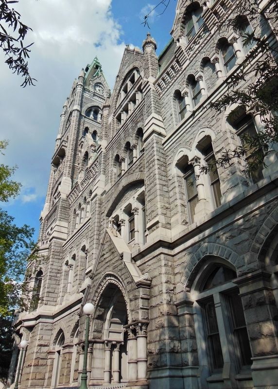 Old City Hall (<i>northwest & clock tower view</i>). Click for full size. Old City Hall (<i>northwest & clock tower view</i>) image. Click for full size.