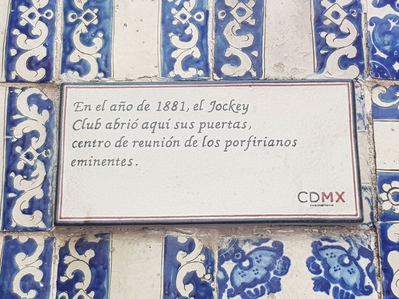 The Jockey Club Historical Marker