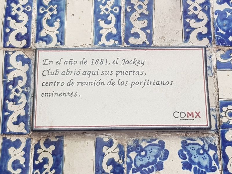 The Jockey Club Marker image. Click for full size.