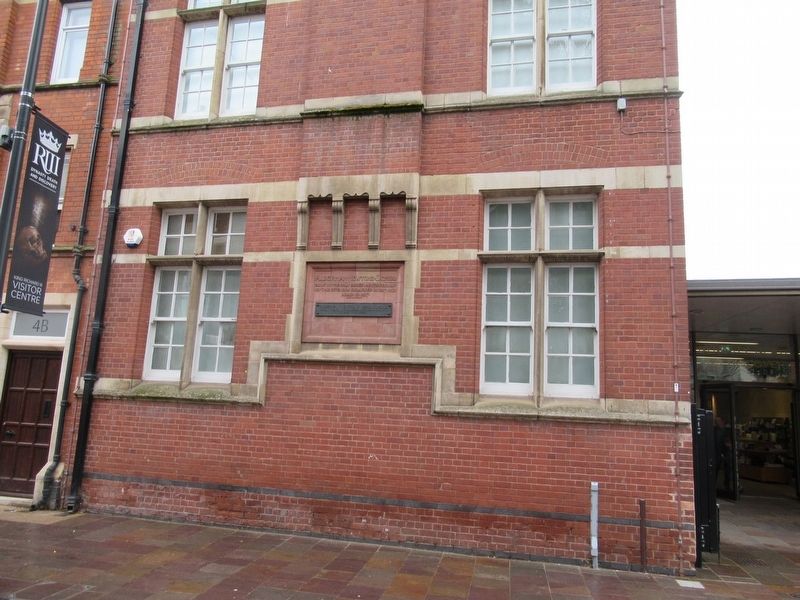 Alderman Newton’s School Marker. Click for full size. Alderman Newton’s School Marker image. Click for full size.