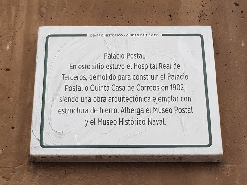 El Palacio Postal Marker image. Click for full size.