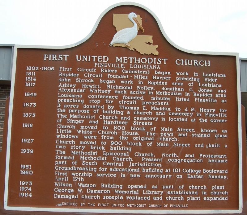 First United Methodist Church Marker. Click for full size. First United Methodist Church Marker image. Click for full size.