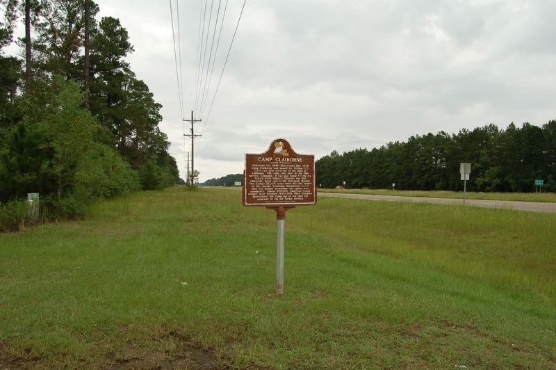 Camp Claiborne Marker image. Click for full size.