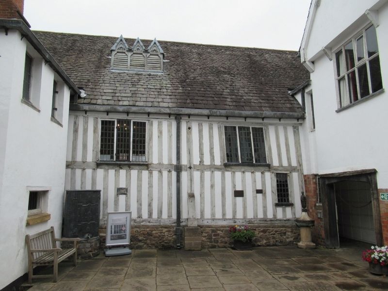 Restoration of Leicester Guildhall Marker. Click for full size. Restoration of Leicester Guildhall Marker image. Click for full size.
