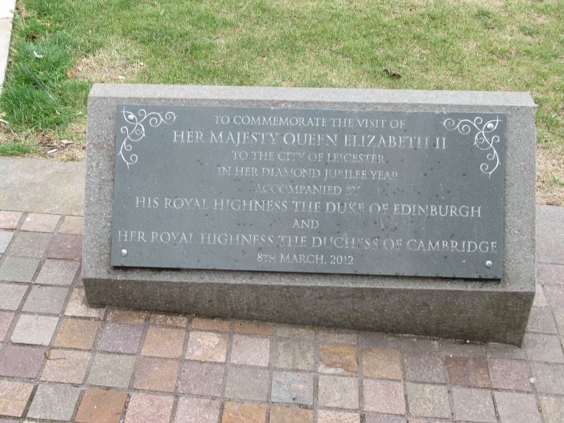 Visit of the Queen Marker. Click for full size. Visit of the Queen Marker image. Click for full size.