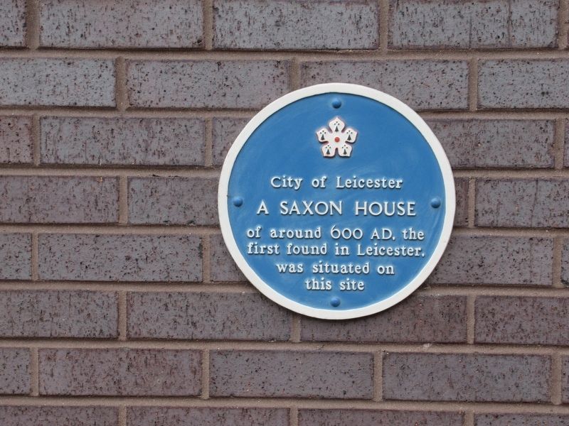 A Saxon House Marker image. Click for full size.