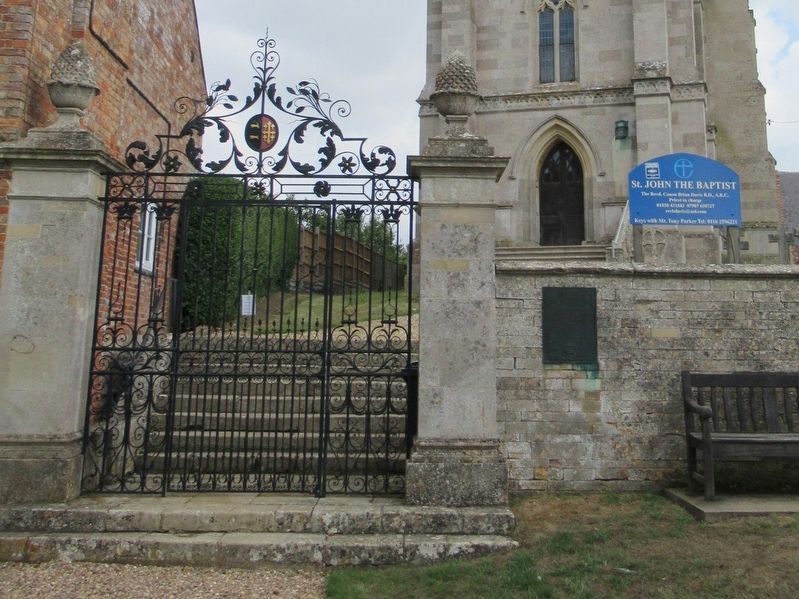 Church of St. John the Baptist Marker. Click for full size. Church of St. John the Baptist Marker image. Click for full size.