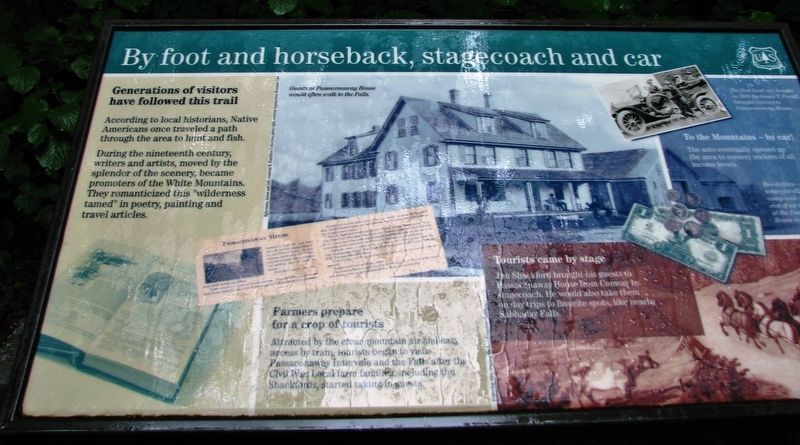 By Foot and Horseback, Stagecoach and Car Marker image. Click for full size.