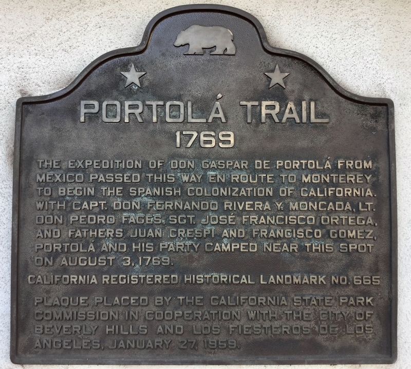 Portol Trail Marker image. Click for full size.
