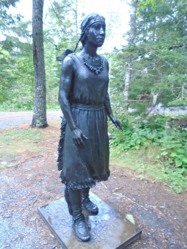 Statue Complimenting Strangers Offshore / Étrangers du grand large Marker. Click for full size. Statue Complimenting Strangers Offshore / Étrangers du grand large Marker image. Click for full size.
