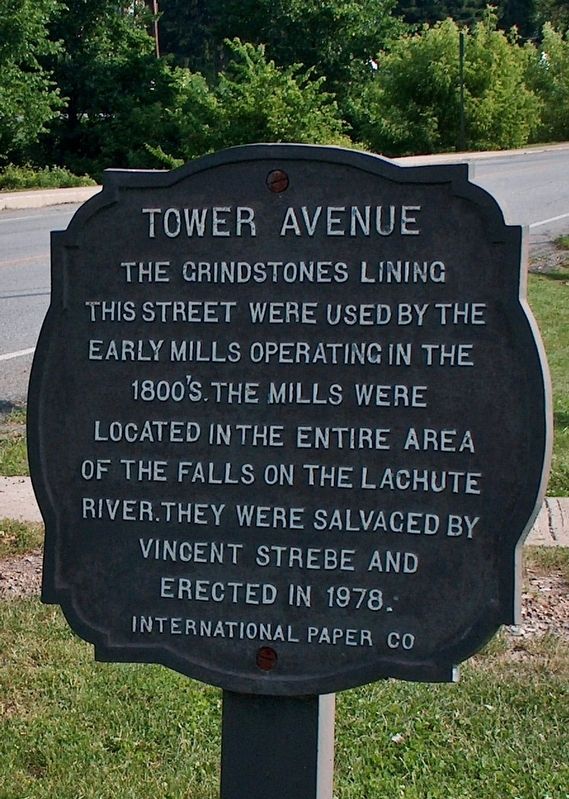 Tower Avenue Grindstones Marker image. Click for full size.