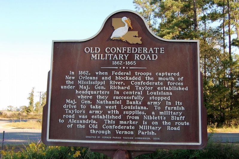 Old Confederate Military Road Marker image. Click for full size.