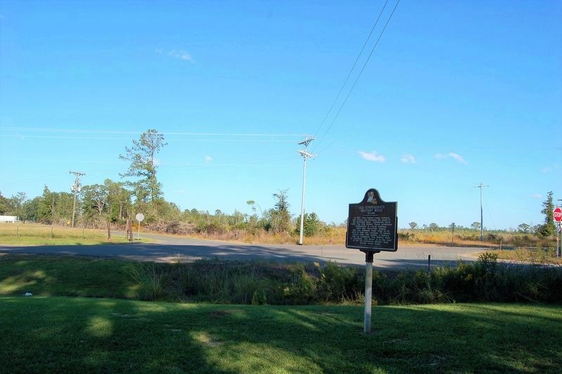 Old Confederate Military Road Marker. Click for full size. Old Confederate Military Road Marker image. Click for full size.