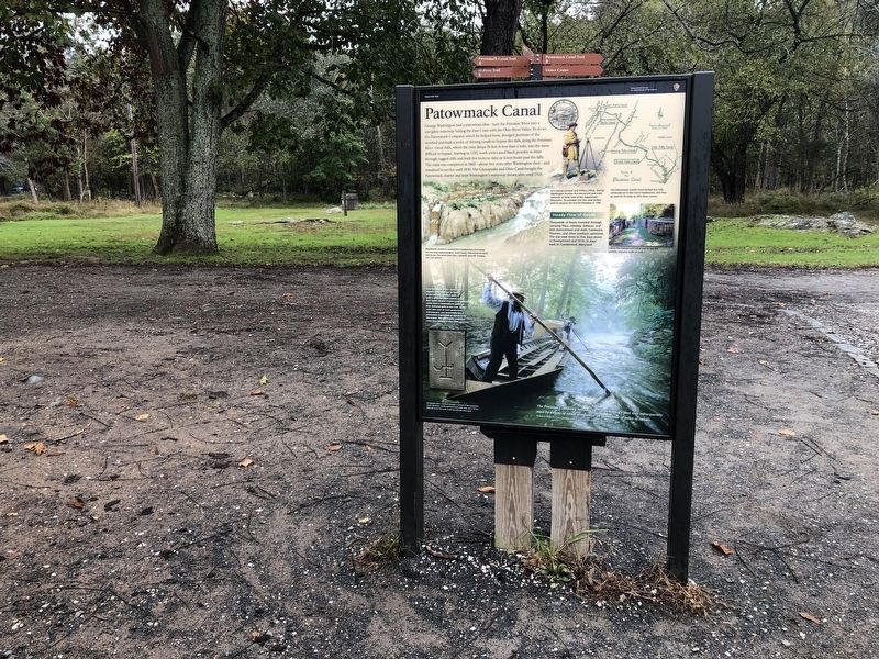 Patowmack Canal Marker. Click for full size. Patowmack Canal Marker image. Click for full size.
