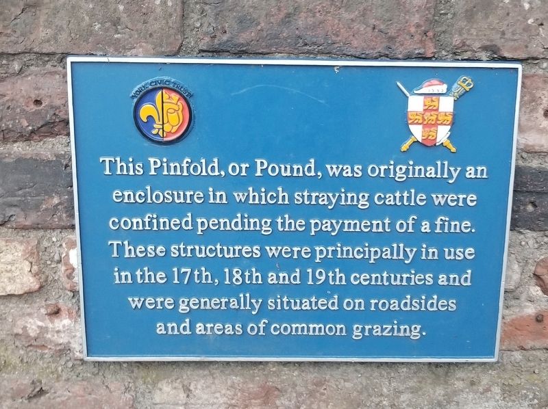 Pinfold Marker. Click for full size. Pinfold Marker image. Click for full size.