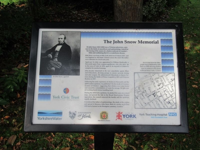 John Snow Memorial image. Click for full size.