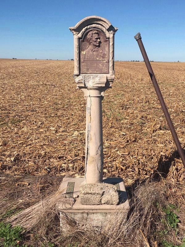 Abraham Lincoln - Eighth Judicial District Marker image. Click for full size.