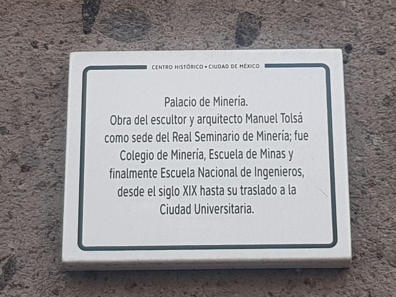 The Palace of Mines Marker image. Click for full size.