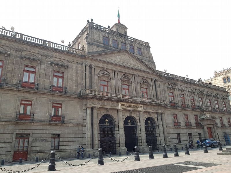 The Palace of Mines and Marker image. Click for full size.
