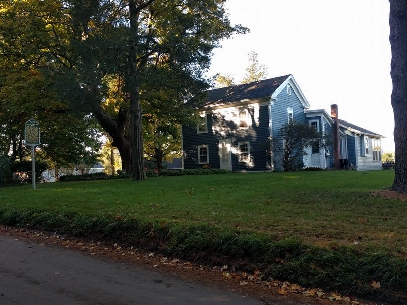 Priscilla Calkins Prior House and Marker image. Click for full size.